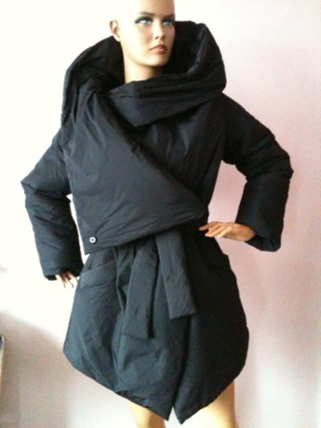 Loose Winter Collar Square Down Jacket/atmosphere Comfortable - Etsy