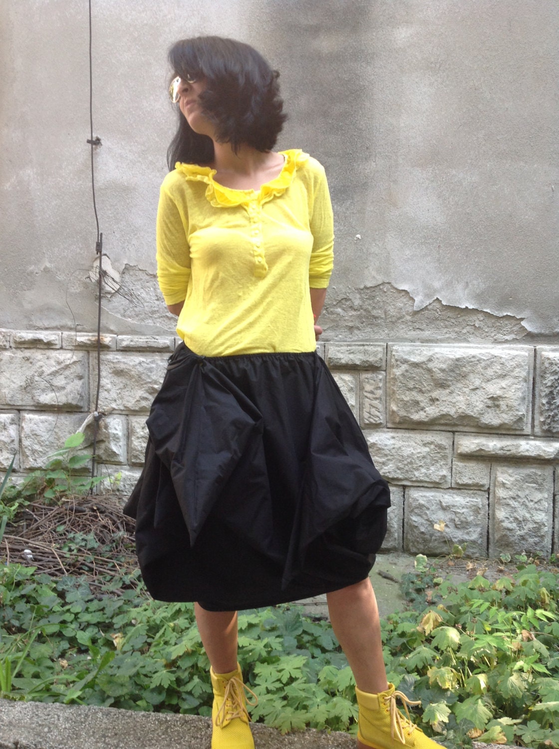 Share 193+ black bubble skirt best
