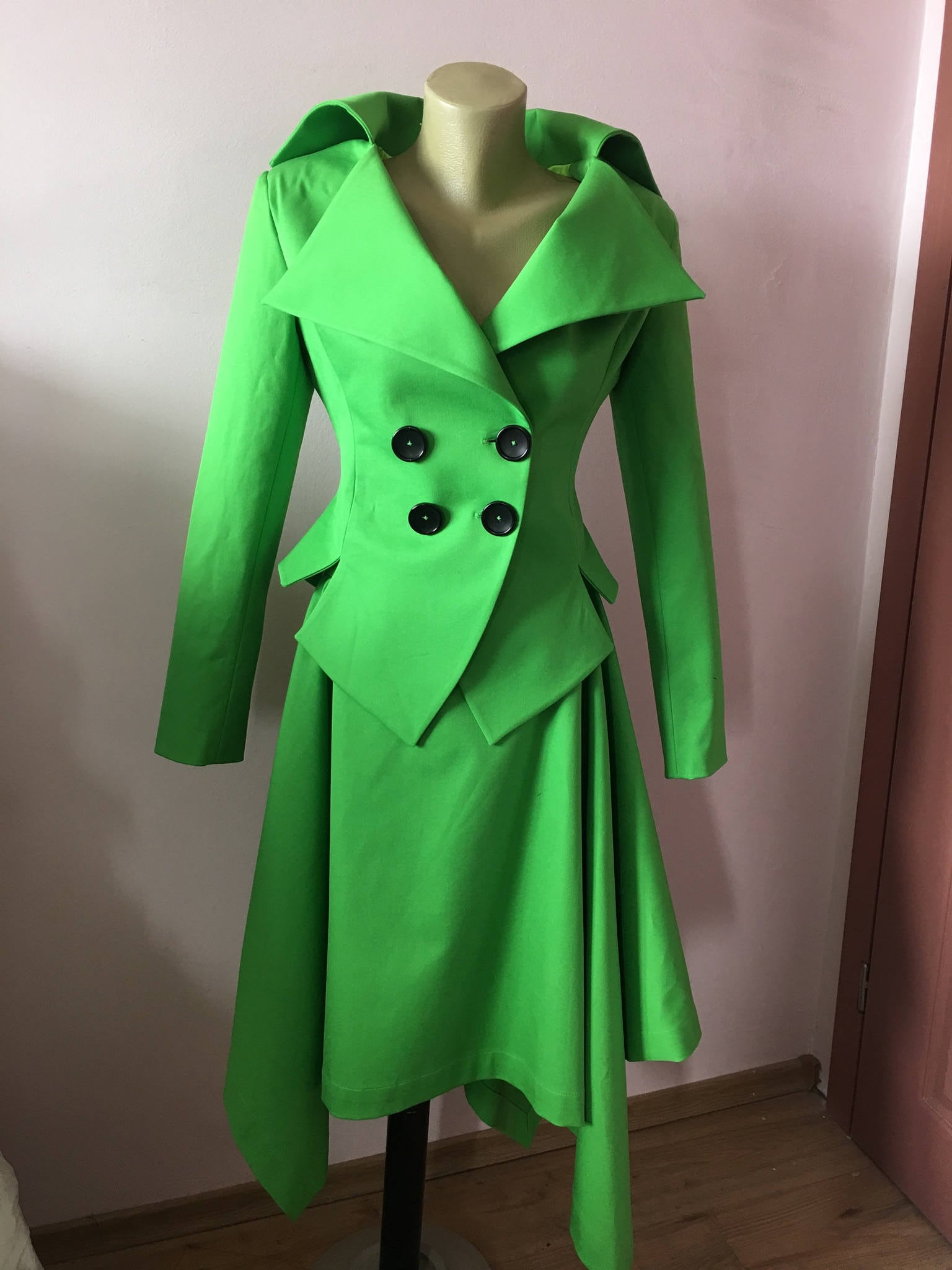 Women's Green Suit Fitted Blazer Green Tailored | Etsy