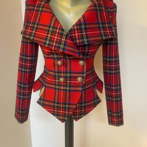 Tartan Red Plaid Scottish Royal Stewart Women Men Pullover Hoodie