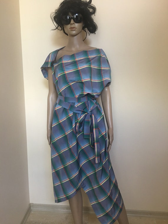 tartan summer dress