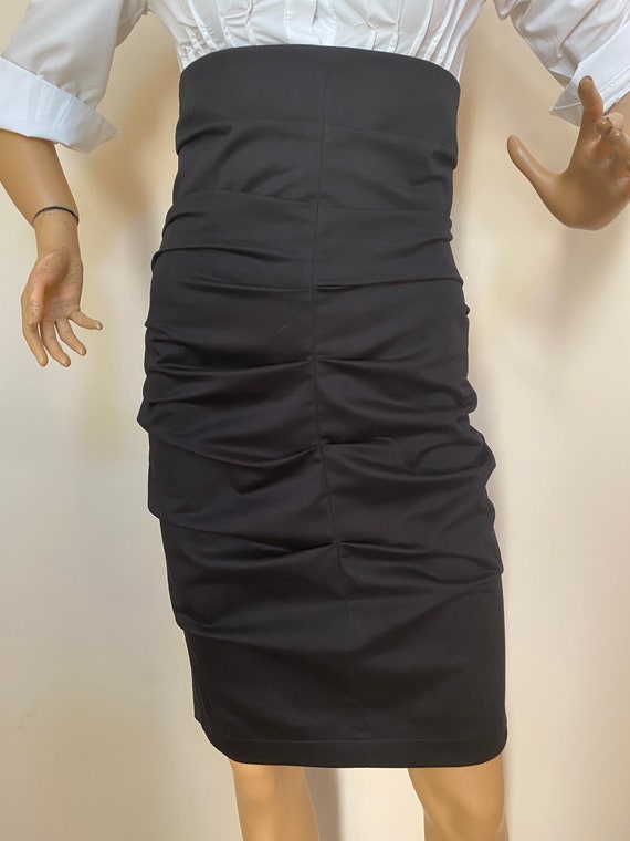 Black pencil skirt dress next online
