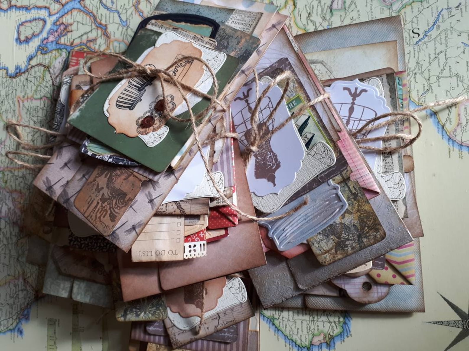 Handmade Ephemera for Junk Journals Pockets Tags Envelopes Etsy Australia