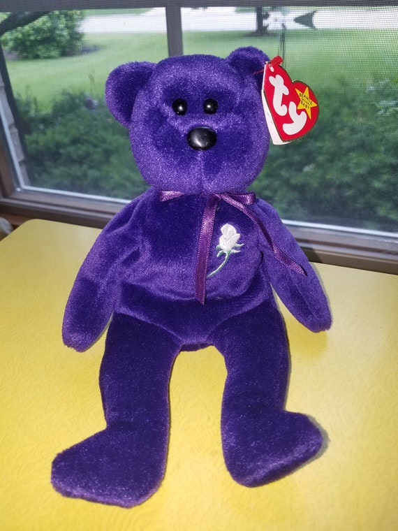 1997 purple princess beanie baby