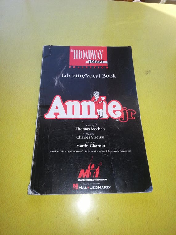 Vintage 1995 Annie Jr Broadway Junior Collection Etsy