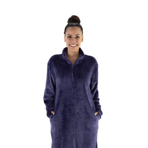 Zip Front Robe Etsy