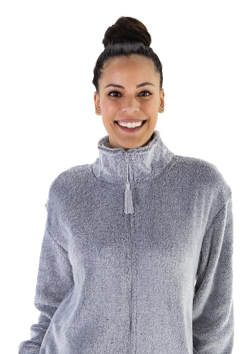 Super Plush Front Zipper Soft Robe Zipper Bathrobe Great Etsy