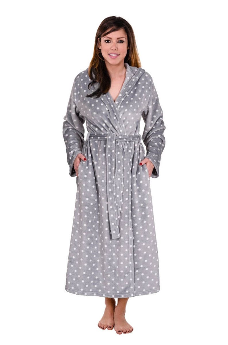 Long Hooded Robe Super Lux Super Mink Long Hoodie Robe Plus | Etsy