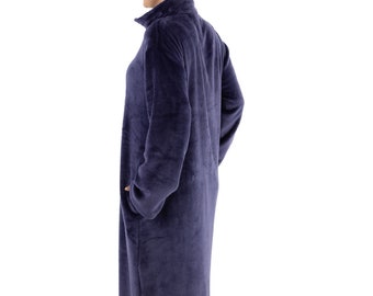 princess polly baby blue dress Super Plush Front Zipper Soft Robe Zipper Bathrobe Dressing Gown