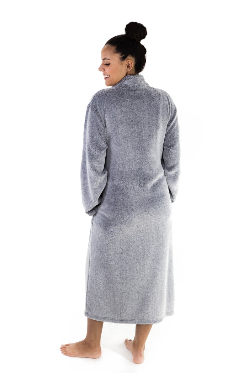Super Plush Front Zipper Soft Robe Zipper Bathrobe Great Etsy
