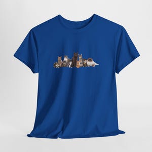 クールキャットジェイドTシャツ、ユニセックスTシャツ、厚手のコットンシャツ、猫好きへのギフト、ユニークなグラフィックTシャツ 画像 4