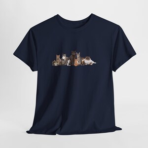 クールキャットジェイドTシャツ、ユニセックスTシャツ、厚手のコットンシャツ、猫好きへのギフト、ユニークなグラフィックTシャツ 画像 5