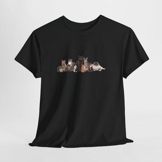 Cool Cat Jade T-Shirt, Unisex Tee, Heavy Cotton Shirt, Cat Lover Gift, Unique Graphic Tee