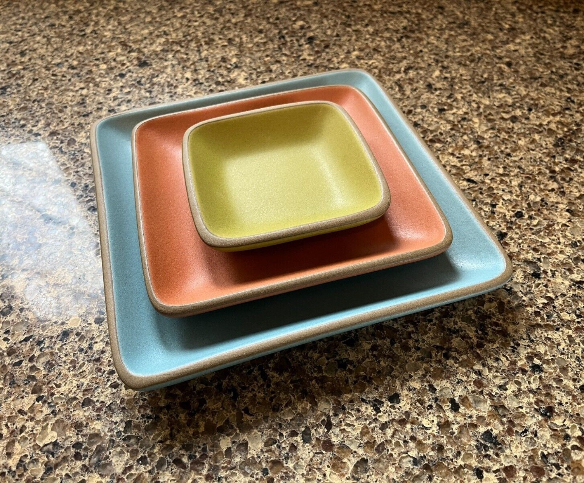 Heath Ceramics, Sleek Contemporary Lines ~ Three-piece Plaza