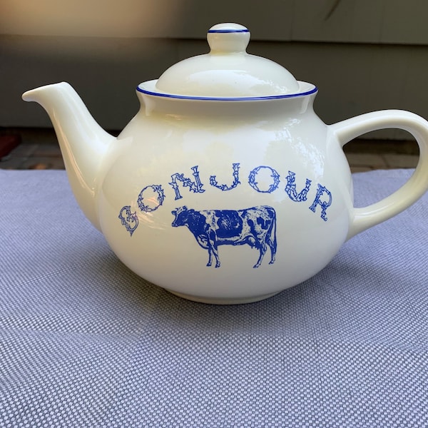 Cow Teapot Etsy