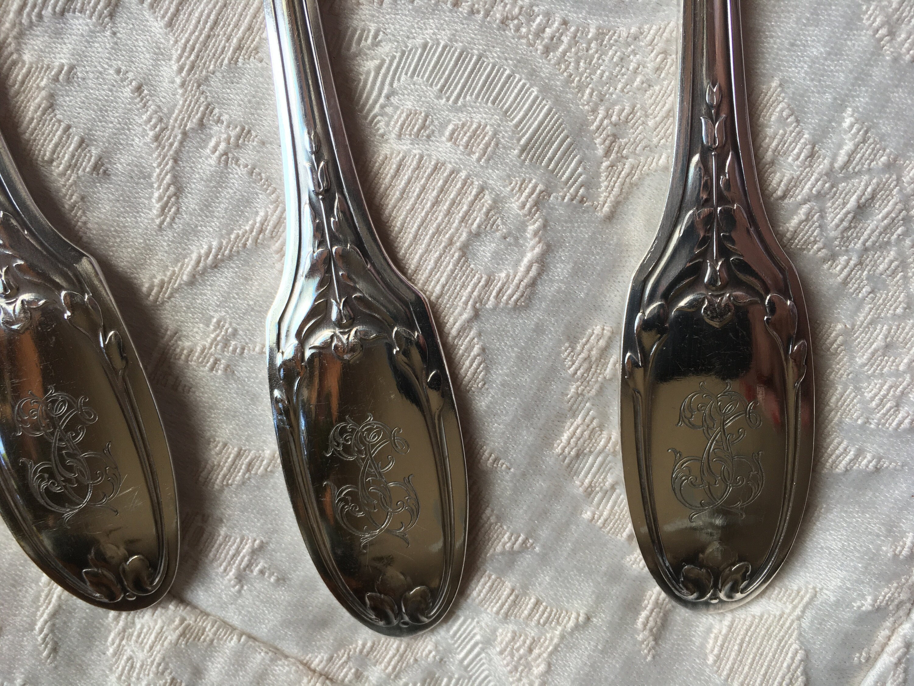 Christofle Antique Silver Plate Marie Antoinette Louis XVI Style