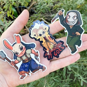 Hex: Totem / Huntress / Legion - Dead By Daylight / Vinyl & Matte Stickers  (Select)