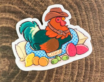Scrappy the Rooster - Cozy Chicken Time, Arc Raiders Stickers