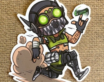 Octane Vinyl Gloss Sticker Apex Legends