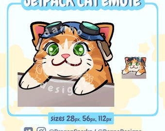 Support Jetpack Cat Overwatch Animated Slam Emote (Twitch/Discord) | Instant Download