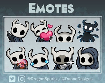 Hollow Knight Emotes (Twitch/Discord) - Kawaii | Instant Download