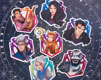 Vox Machina - Vinyl Stickers (Select Character or Full Set!)