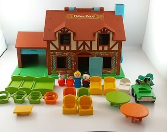 vintage fisher price little people house