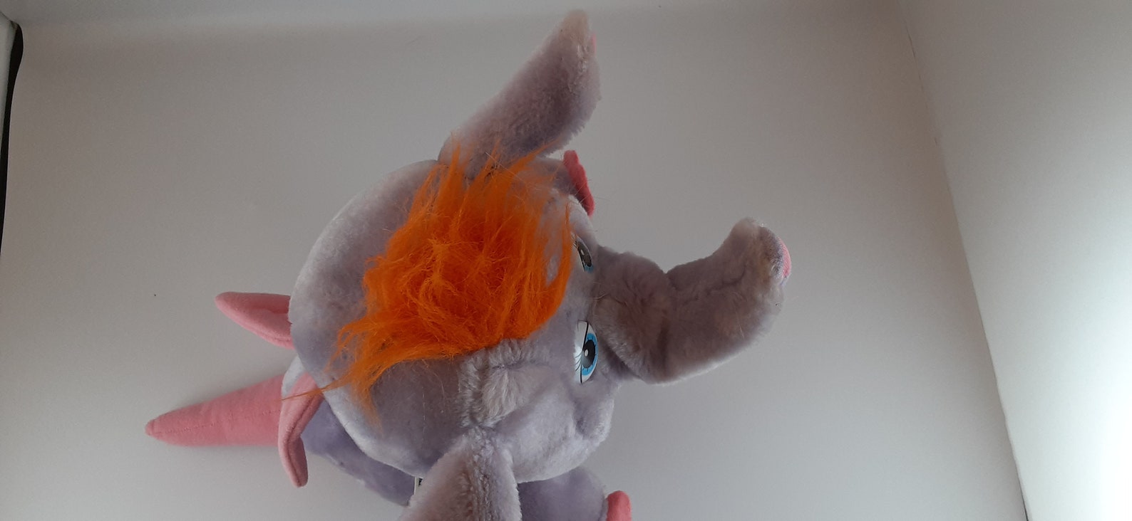 WUZZLES Eleroo Plush Hasbro Softies Elephant Purple Orange | Etsy