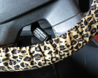 Stuurhoes met jachtluipaardprint: 15-inch autoaccessoire