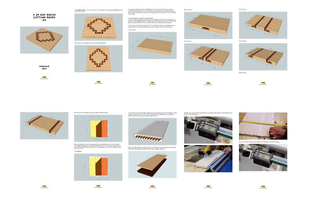 optical illusion 3d cutting board plans