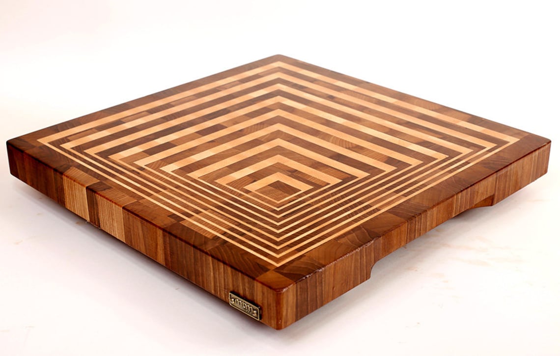 3D cutting board Illusion 10 cnc files for wood cnc inlays Etsy