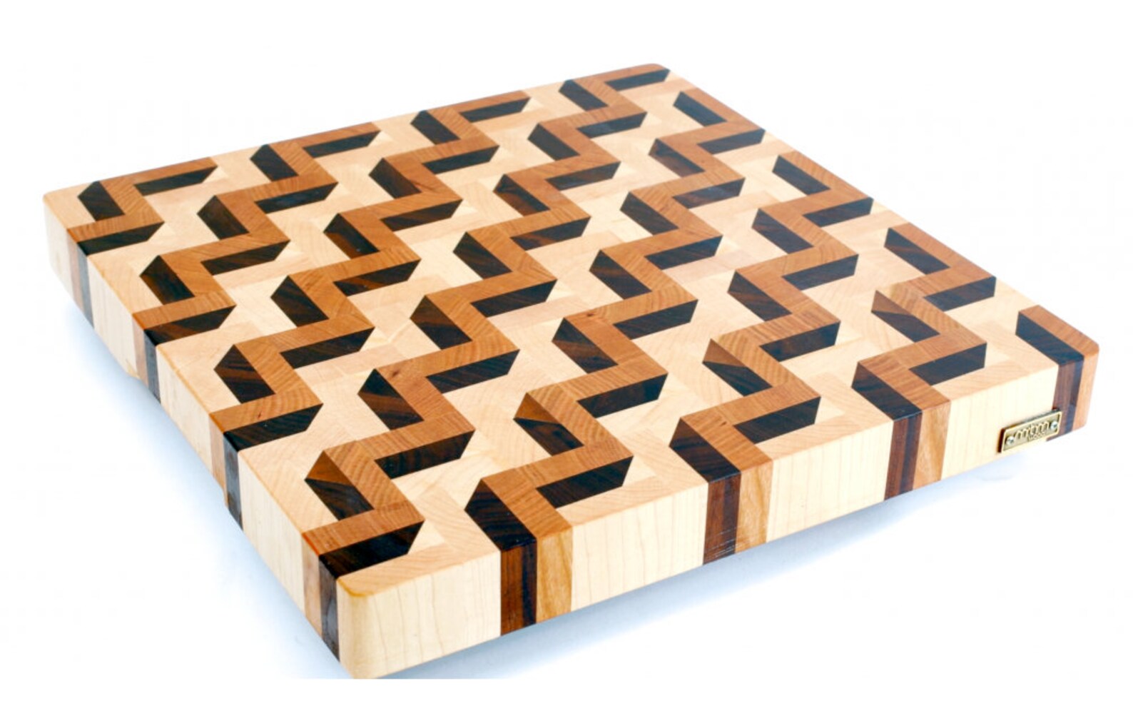 3D cutting board illusion 3 Cutting board plans SketchUp Etsy