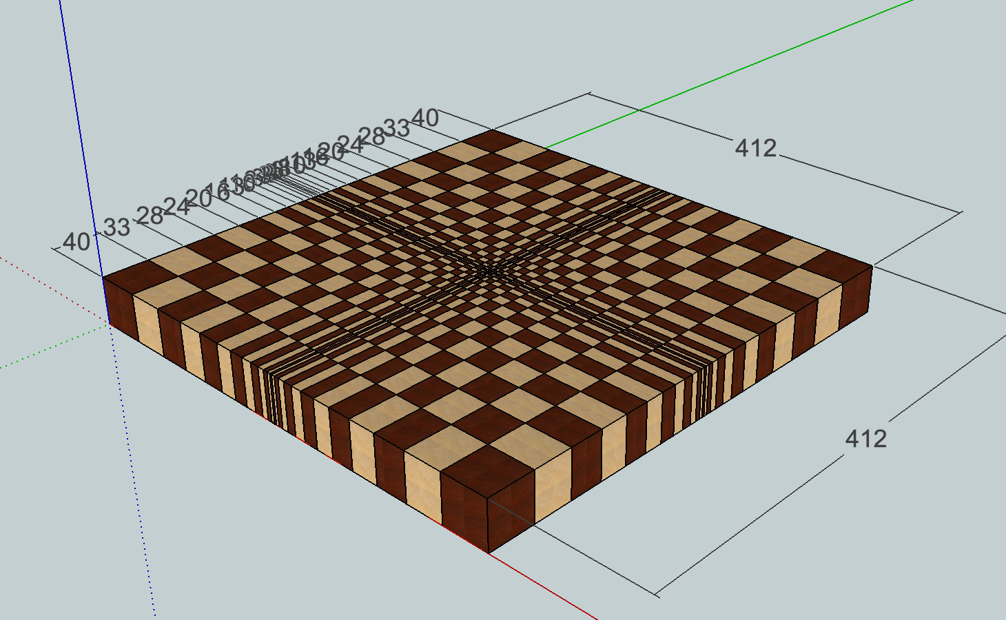 3d blocks cutting board plans 3d blocks cutting board plans