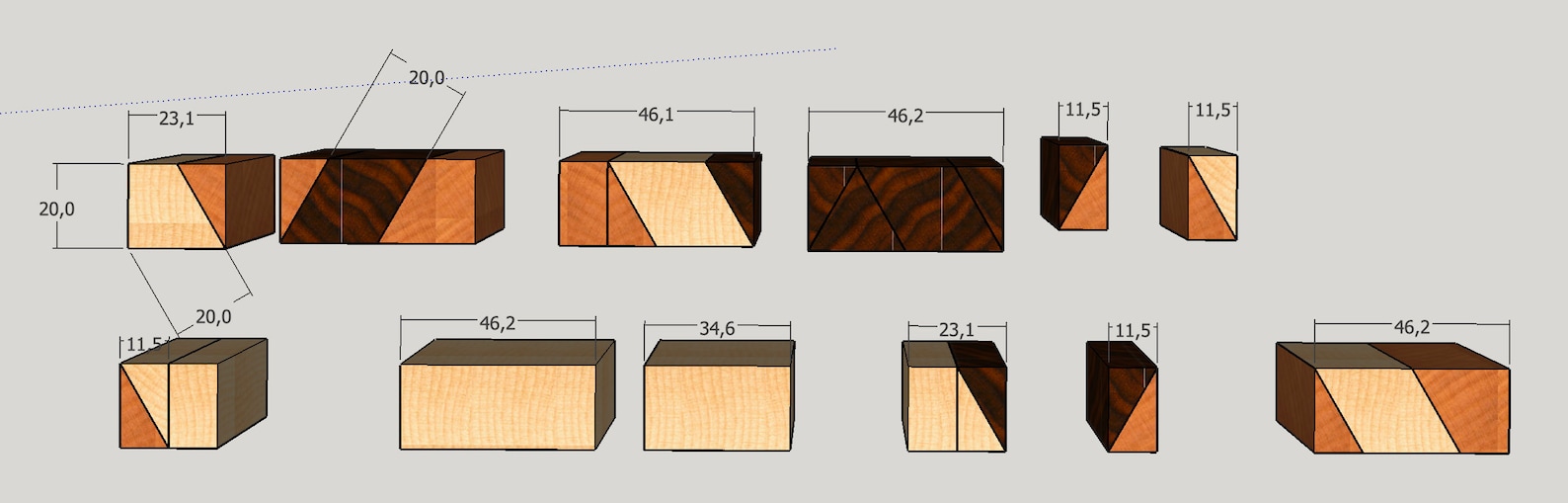 how to make 3d endgrain cutting board plans