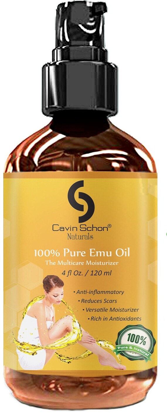 4 Oz Emu Oil For Skin Hair 100 Natural And Pure Etsy
