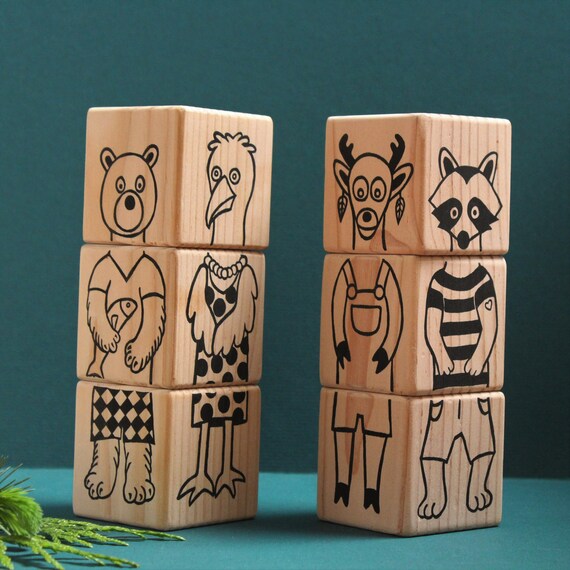 baby wooden blocks puzzle