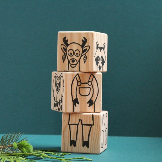 baby wooden blocks puzzle