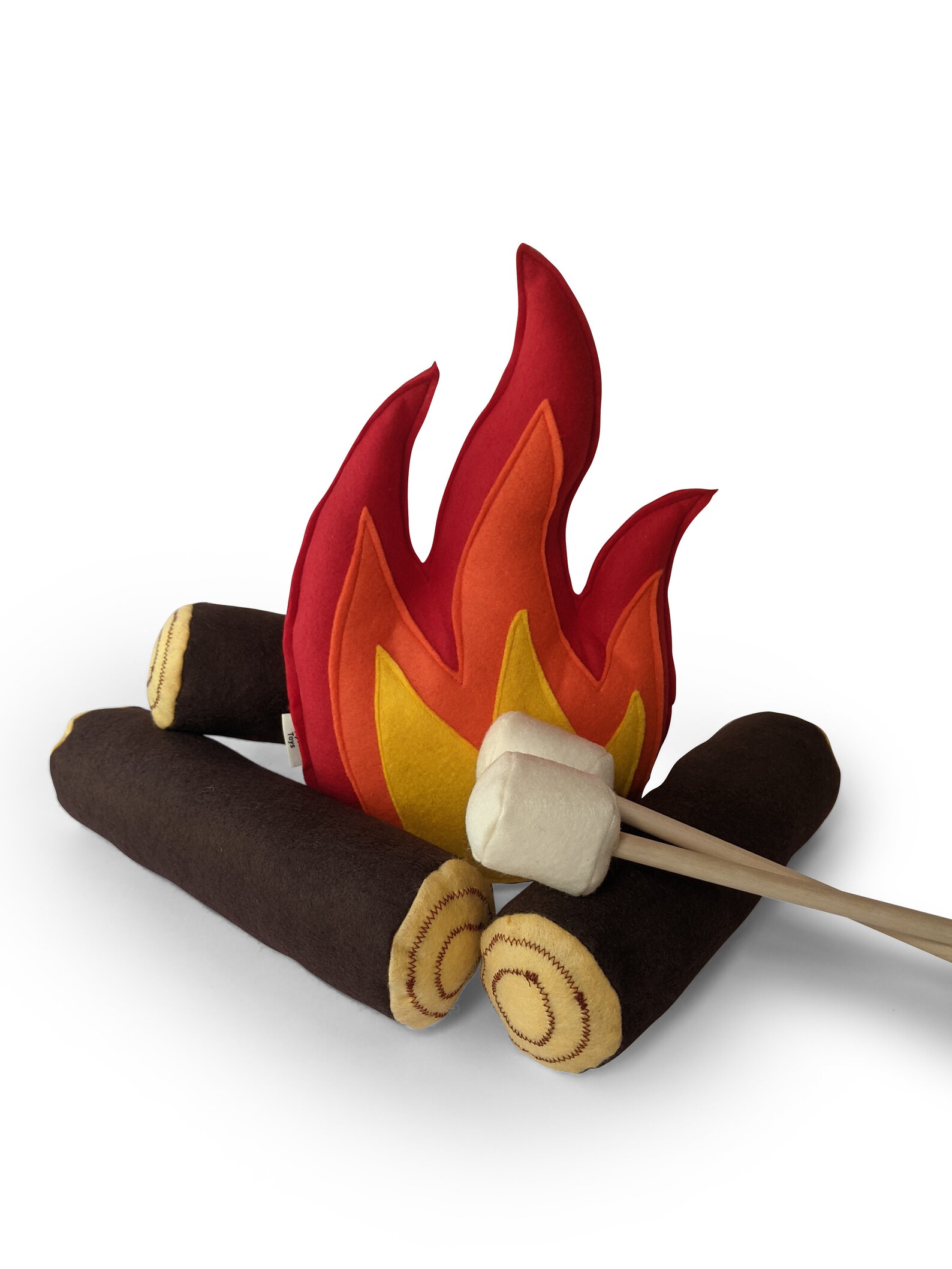 Campfire Play Set Felt Campfire Pretend Play Kids Room Etsy