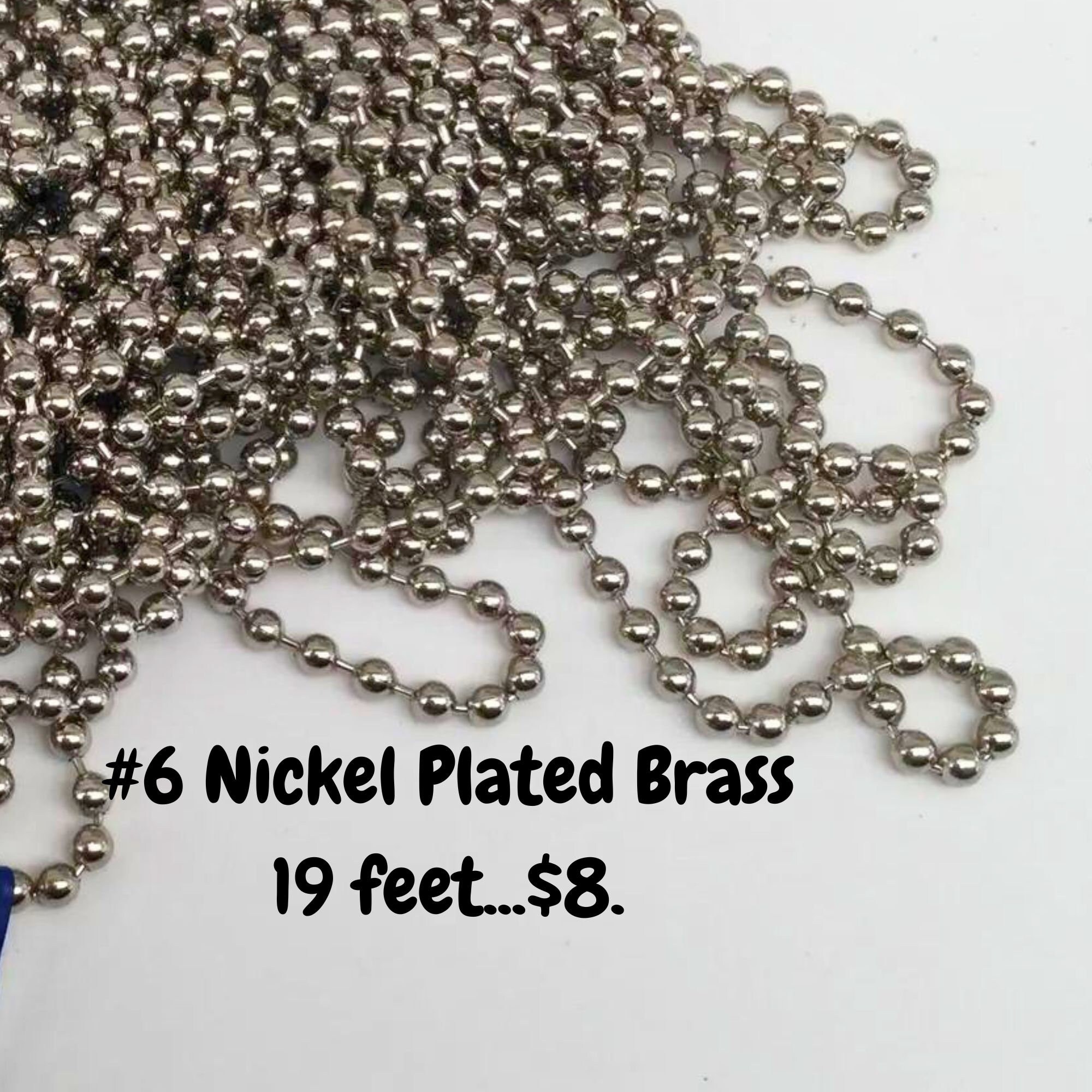 Stainless Steel Ball Chain Bulk Wholesale by Length Inch Yark Spool, Round  Ball Chain Gold Silver Bead Chain for Craft or Jewelry Making 