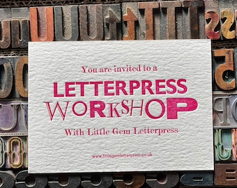 Letterpress Workshop Voucher