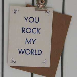 Carte postale You Rock My World