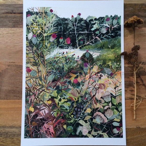 Meadow with Thistle - Limited Edition Print