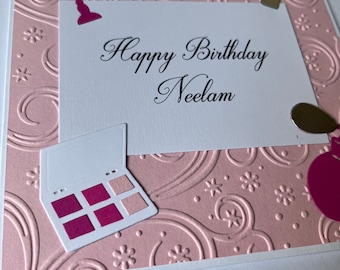 Biglietto d'auguri personalizzato fatto a mano per ragazze, donne e qualsiasi altra età: 16°, 21°, 30°, 40°, 50°, 60° compleanno.