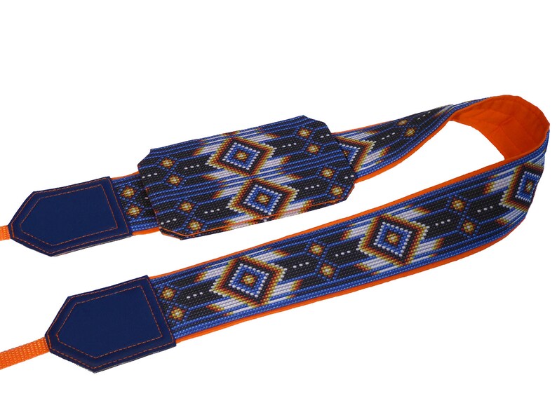 Camera strap inspired by Native American. Southwestern Ethnic Camera strap. Personalized Camera Strap. Camera accessories by InTePro image 4