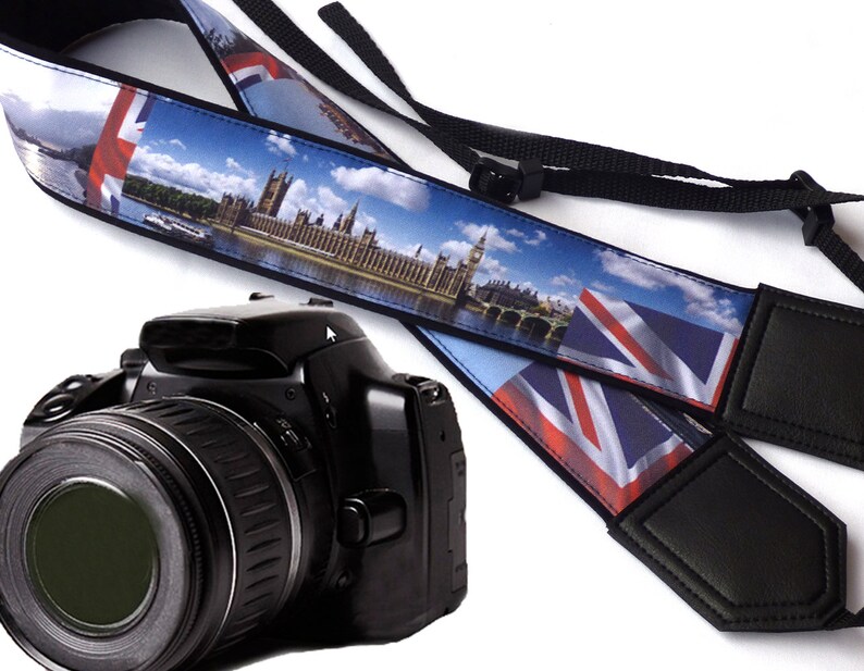 London camera strap. Big Ben camera strap. City view. DSLR / SLR Camera Strap. Camera accessories by InTePro image 2