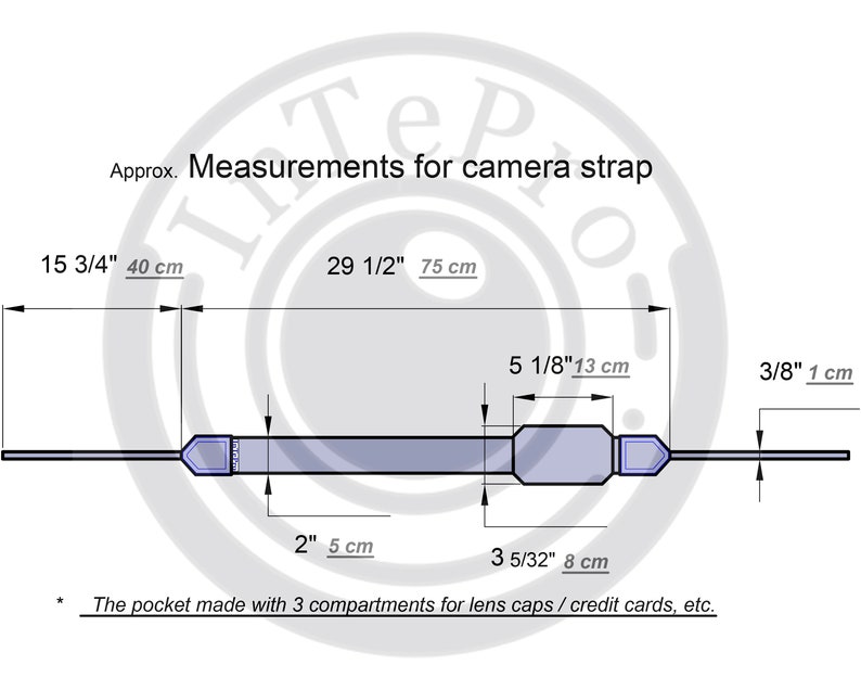 Speedometer camera strap. Car camera strap. DSLR / SLR Camera Strap. Camera accessories by InTePro image 9