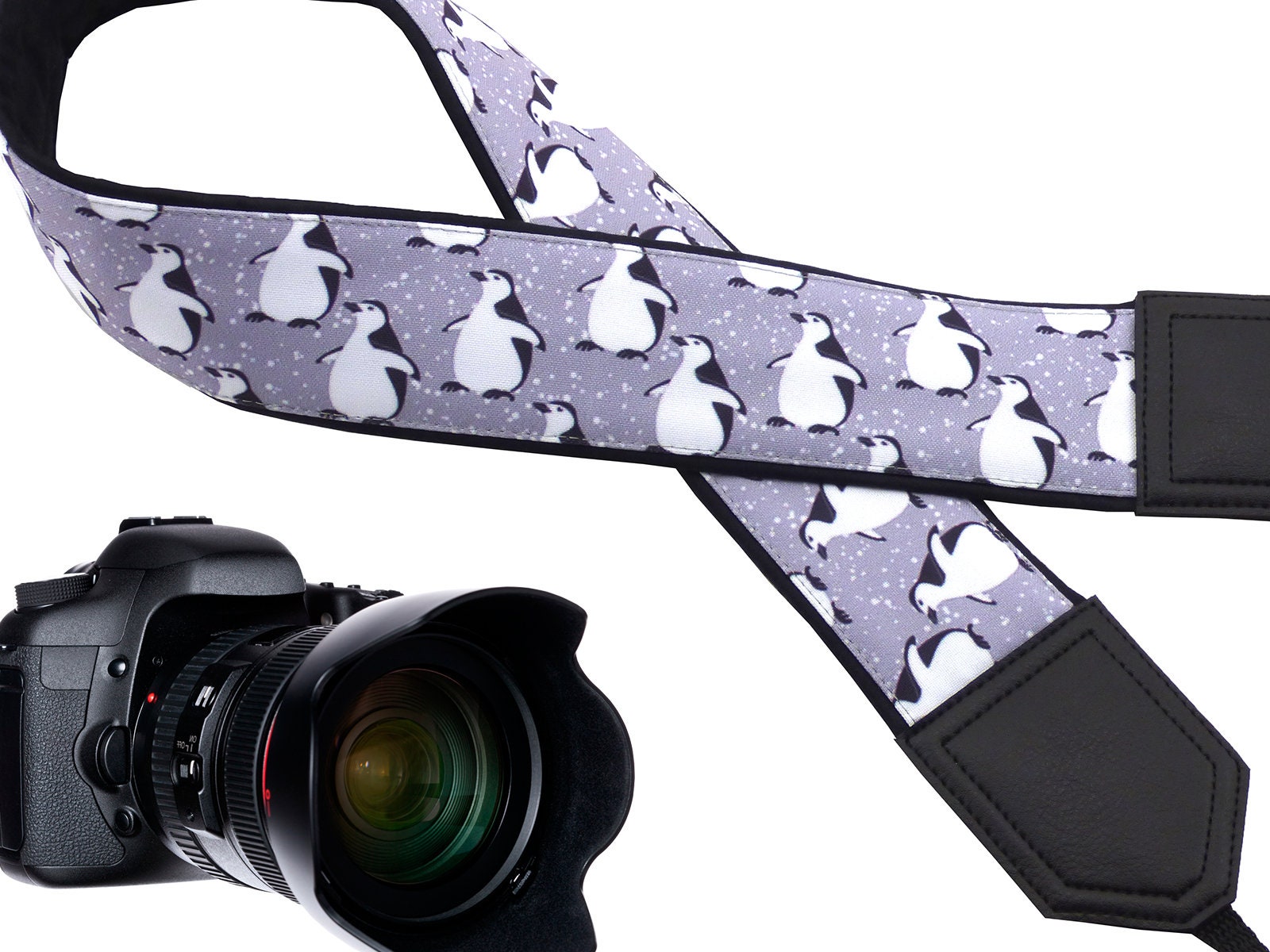 Hummingbird Camera Strap Soft and Well-padded Camera Strap With Personalization. Arctic Birds ...