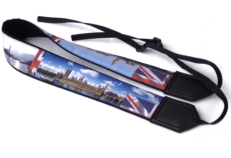 Big Ben camera strap London camera strap City view DSLR SLR Camera Strap Camera accessories by InTePro