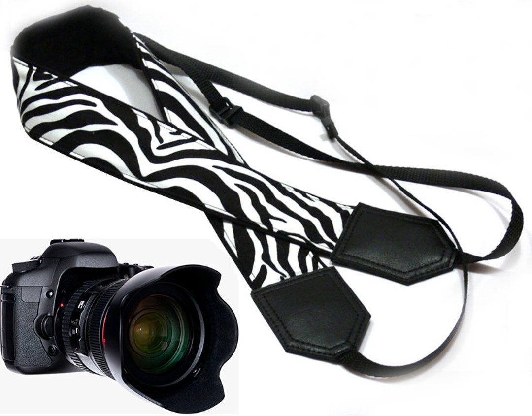 Camera Strap With Zebra Pattern. Intepro Camera Strap for Nikon Canon