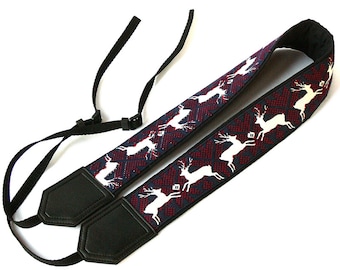 InTePro Deer Camera Strap. DSLR / SLR Camera Strap. Camera accessories. Photographer gift. Great Christmas gift.